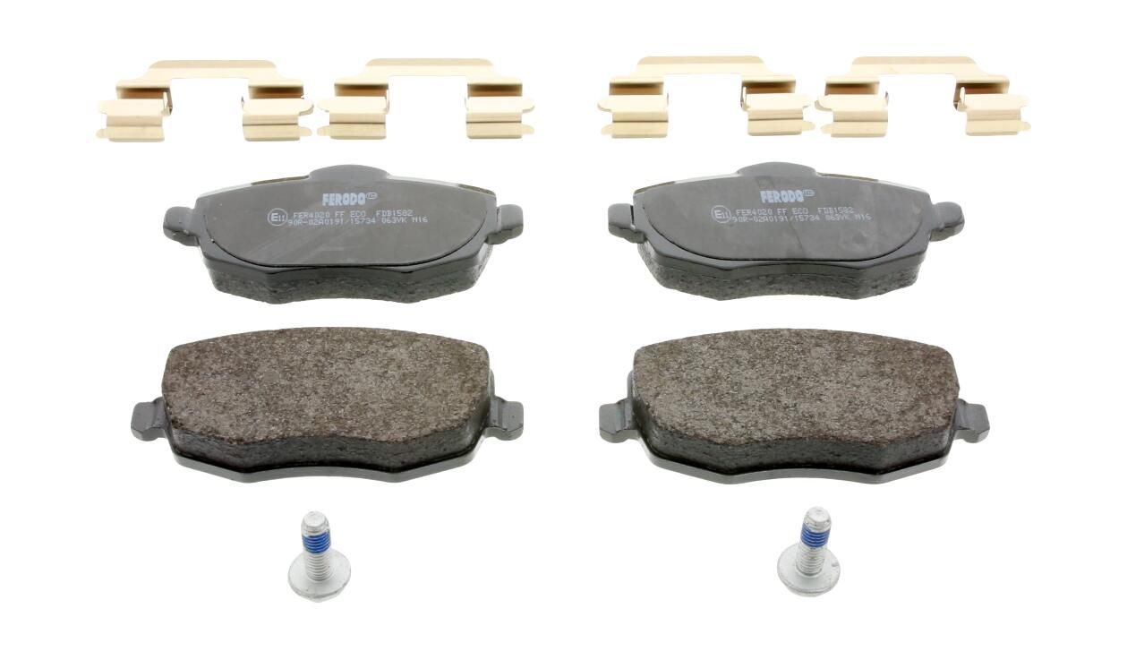 set placute frana,frana disc FERODO PREMIER ECO FRICTION FDB1582