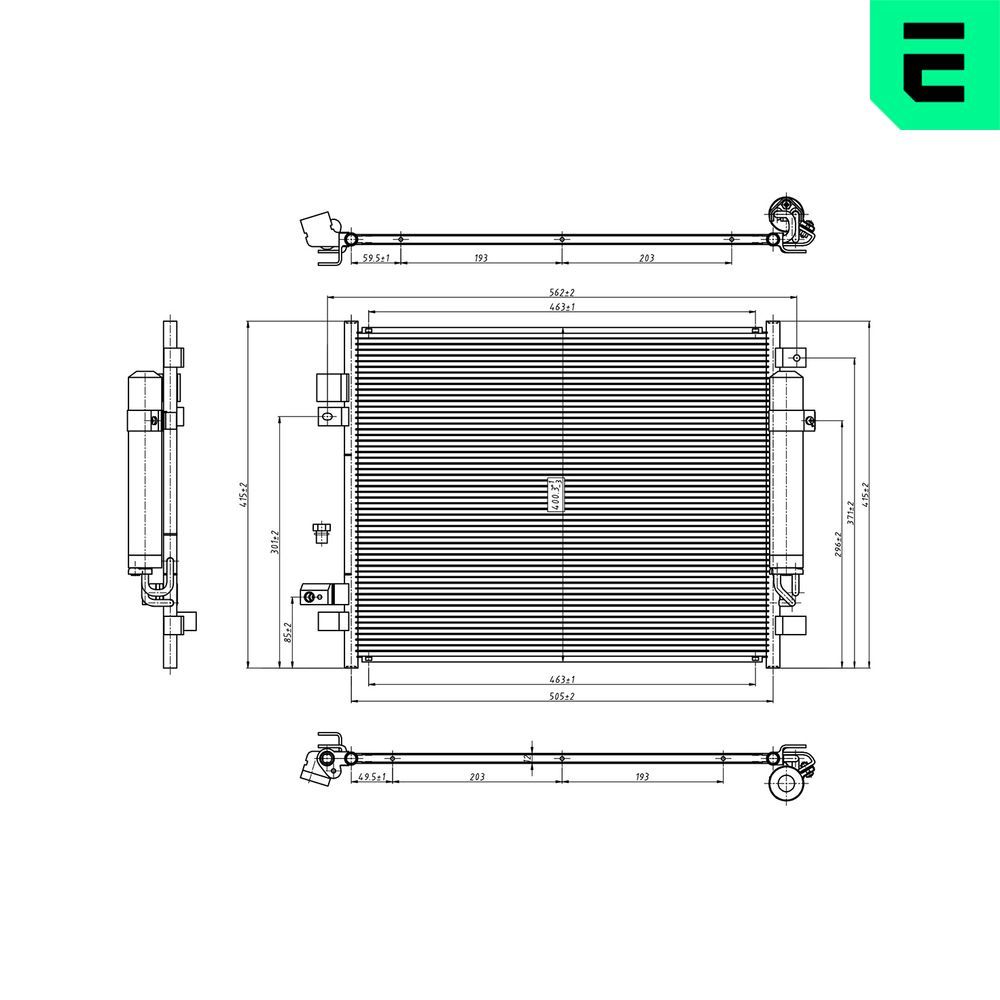 Condensator, climatizare ERA 667444