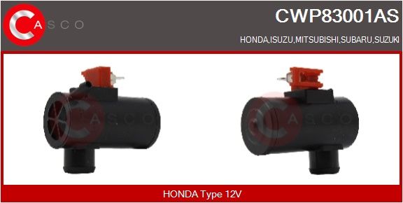 Vodní čerpadlo ostřikovače, čistění skel CASCO CWP83001AS