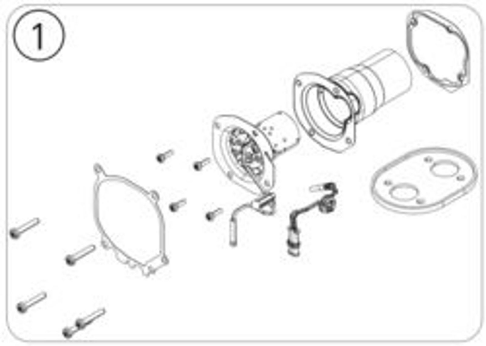 incalzitor independent autovehicul WEBASTO SP Service kit Air Top 2000 ST / STC burner 12 V D 9037043A