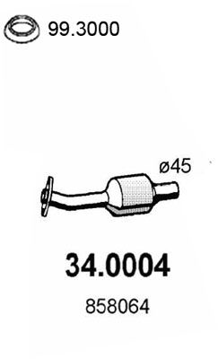 Katalizator ASSO 858064