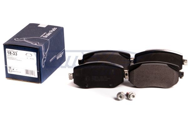 Levně Sada brzdových destiček, kotoučová brzda TOMEX Brakes 18-33