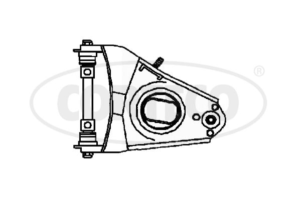 Wahacz, zawieszenie koła CORTECO 49397170