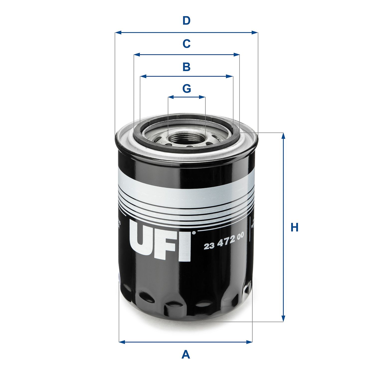 Olejový filtr UFI 23.472.00