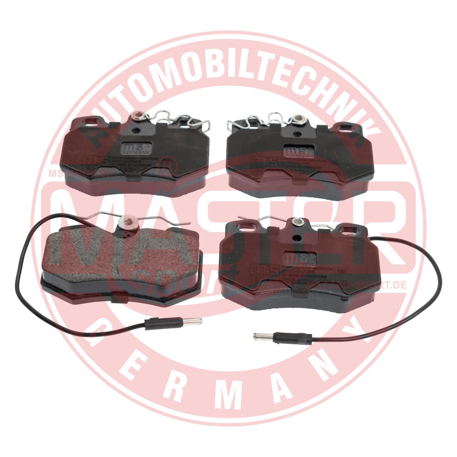 Zestaw klocków hamulcowych, hamulce tarczowe MASTER-SPORT GERMANY 13046029562N-SET-MS