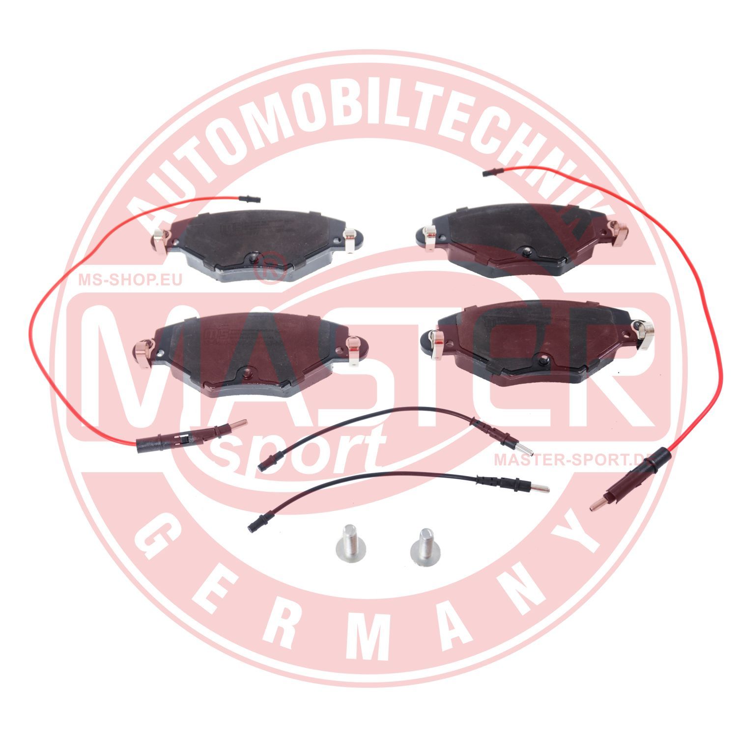 Zestaw klocków hamulcowych, hamulce tarczowe MASTER-SPORT GERMANY 13046039972N-SET-MS