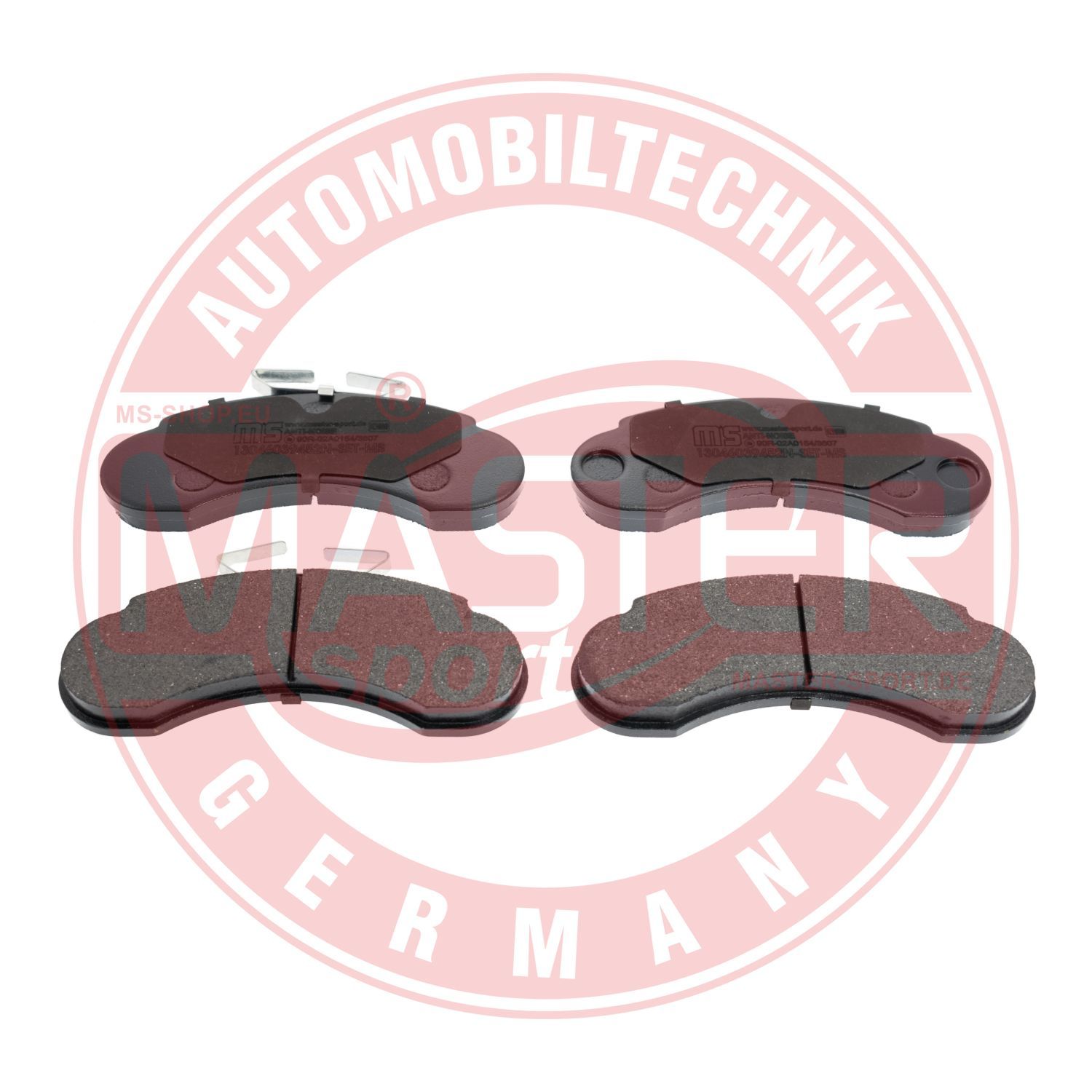set placute frana,frana disc MASTER SPORT 13046039452N-SET-MS