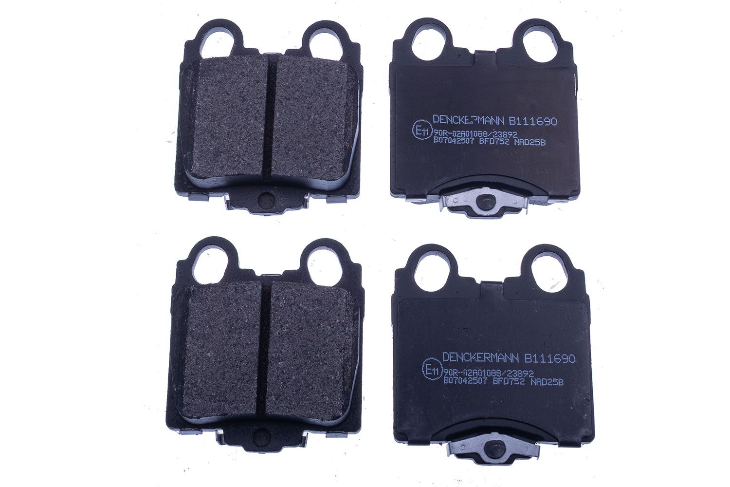 set placute frana,frana disc DENCKERMANN B111690