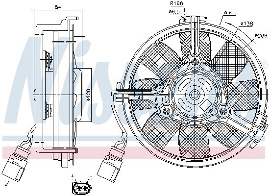 Ventilateur, refroidissement du moteur