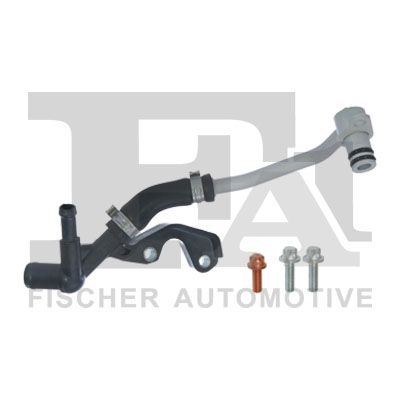 Трубка системы охлаждения, нагнетатель