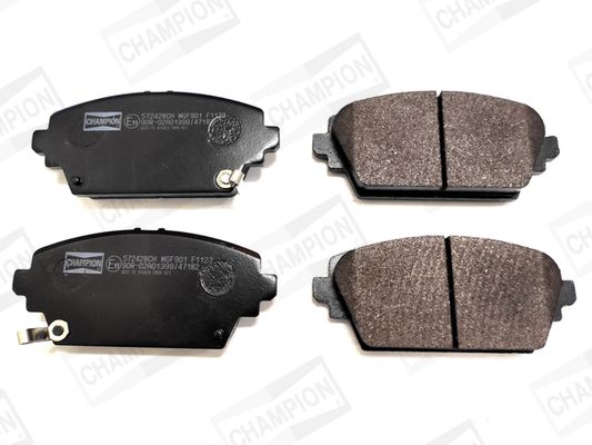 Zestaw klocków hamulcowych, hamulce tarczowe CHAMPION 572428CH