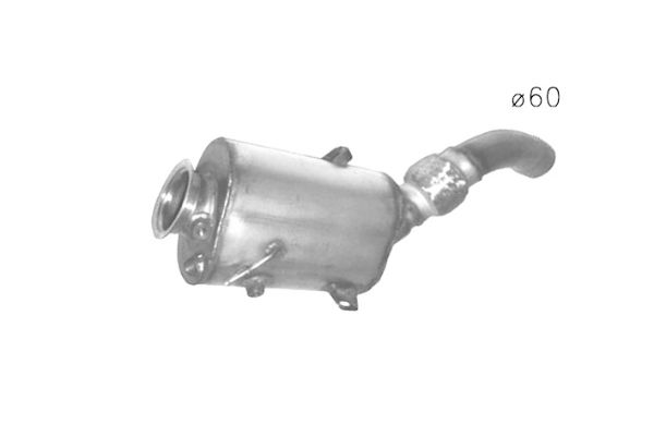 Filtr sadzy / filtr cząstek stałych, układ wydechowy ASSO 18307806413