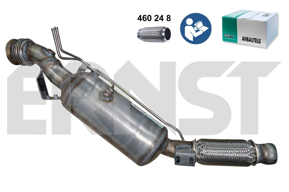 Filtr sadzy / filtr cząstek stałych, układ wydechowy ERNST 920957
