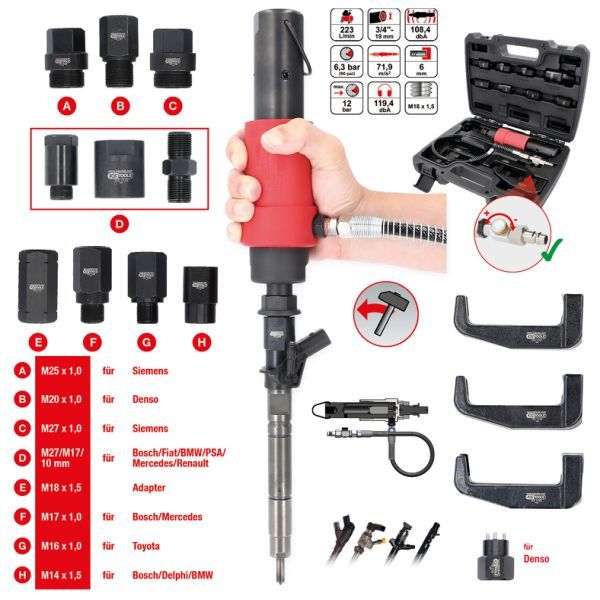 Set scule demontare injector Common-Rail KS TOOLS 152.1130