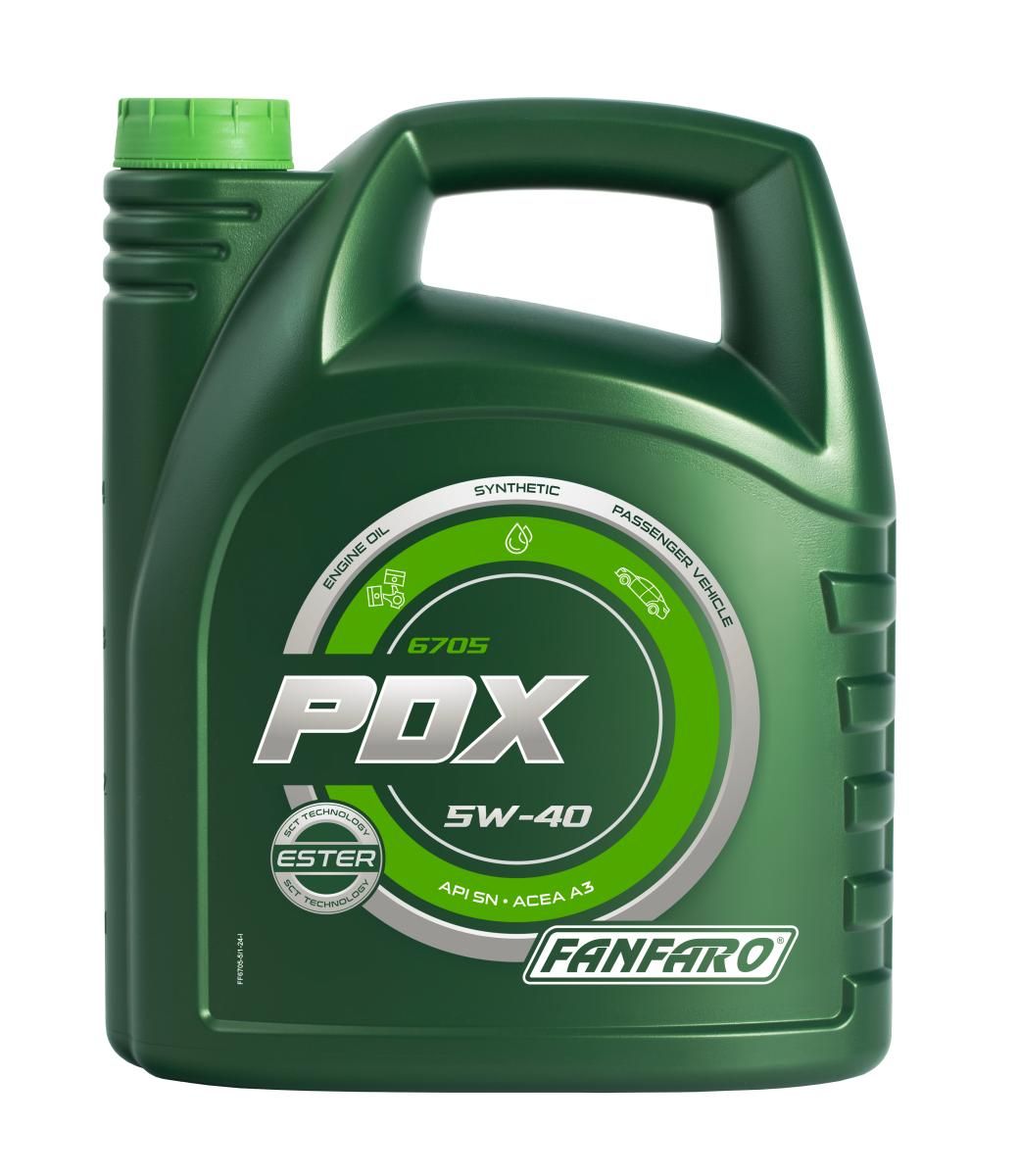 E-shop MANNOL Motorový olej 5W-40 Fanfaro PDX FF6705-5, 5L