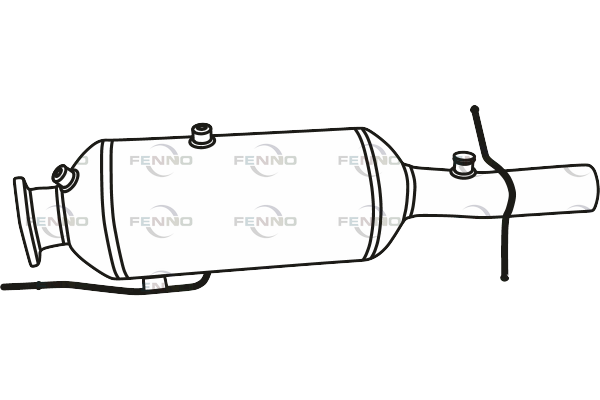 Filtr sadzy / filtr cząstek stałych, układ wydechowy FENNO 1840311