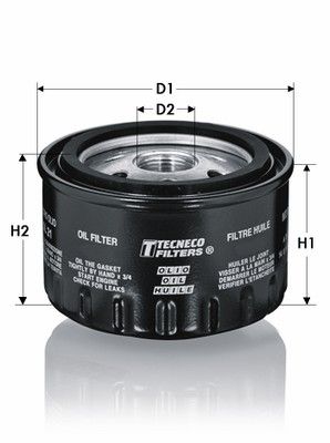 Filtr oleju TECNECO FILTERS OL21