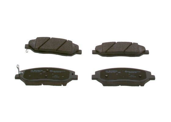 Zestaw klocków hamulcowych, hamulce tarczowe BOSCH 0 986 494 227