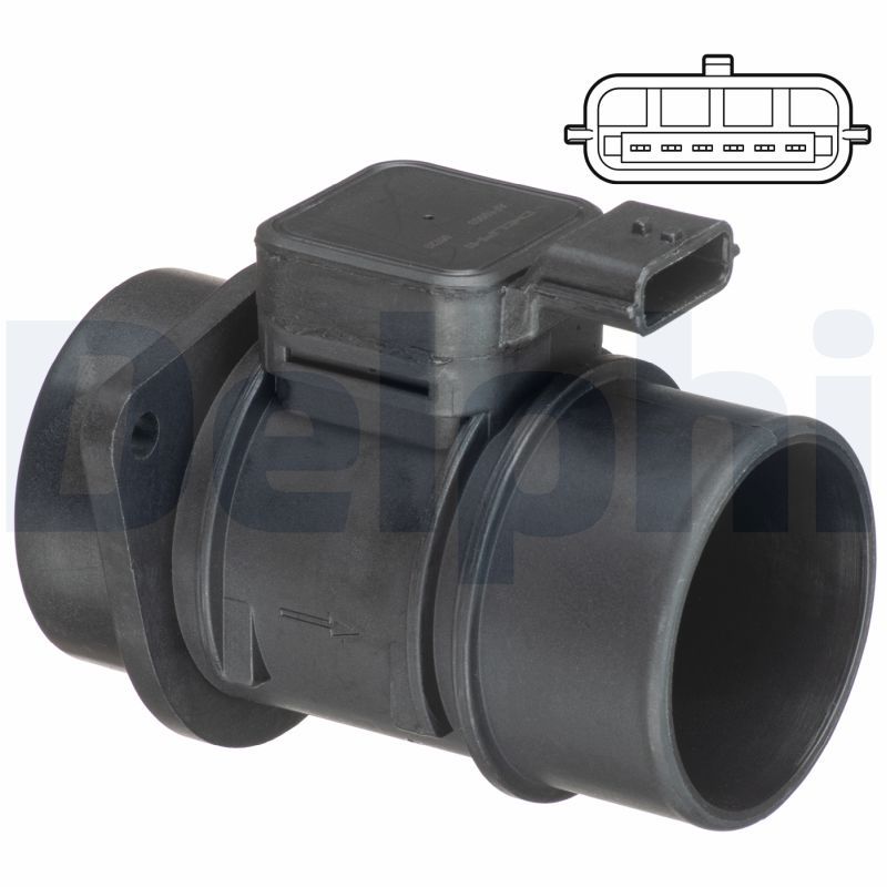 Przepływomierz masowy powietrza DELPHI AF10503-12B1
