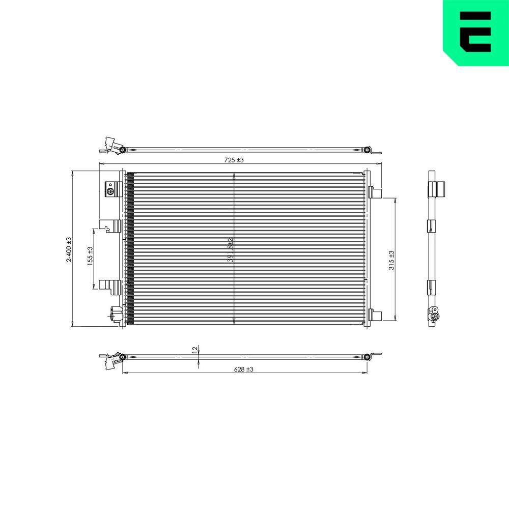 Condensator, climatizare ERA 667396