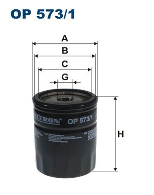 Olejový filtr FILTRON OP 573/1