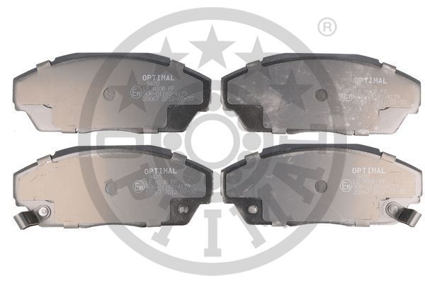 Zestaw klocków hamulcowych, hamulce tarczowe OPTIMAL 9470