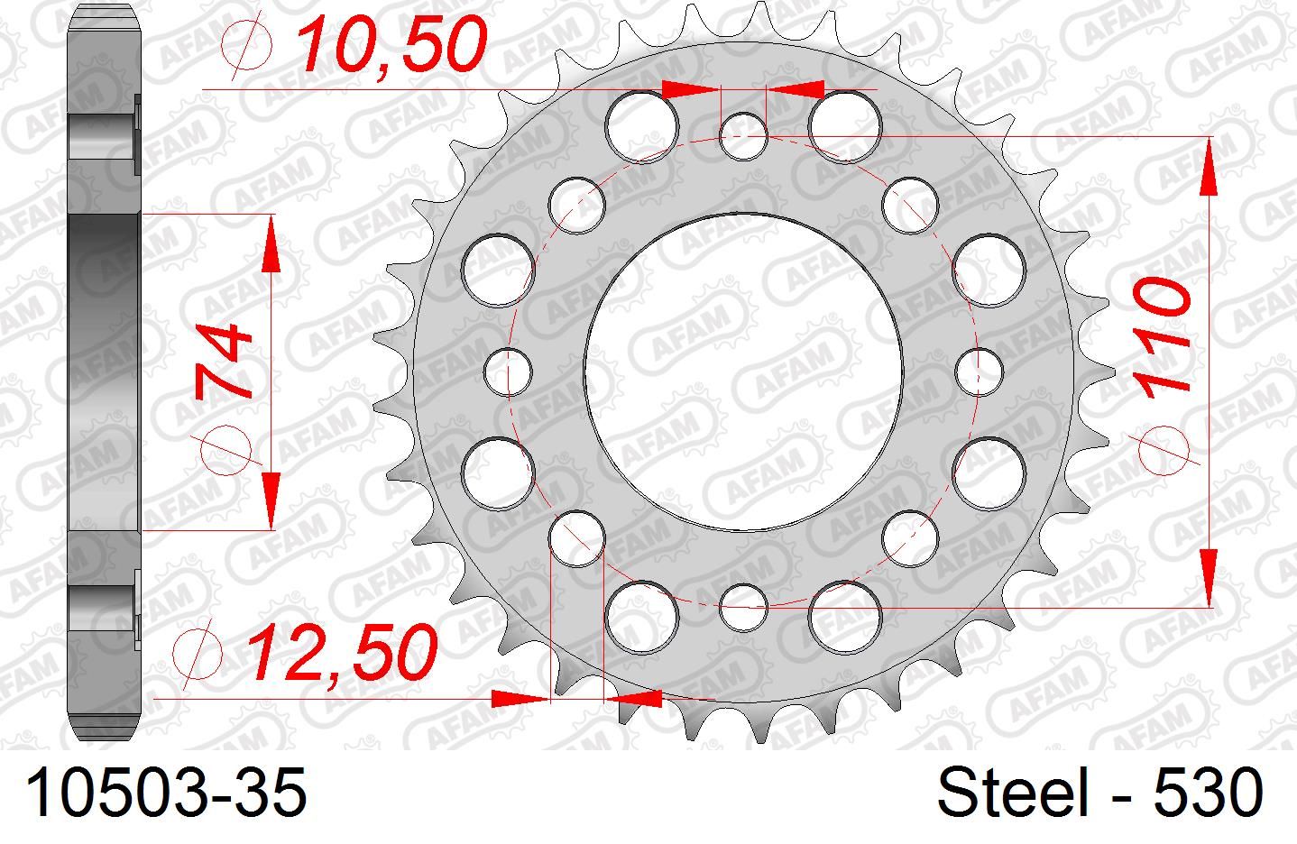 Roata dintata AFAM 10503-35