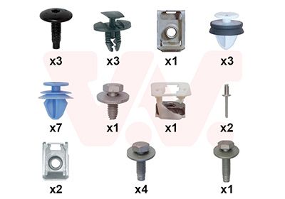 Set montaj, aripa laterala VAN WEZEL 0991796