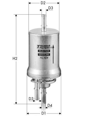 Filtr paliwa TECNECO FILTERS IN1042