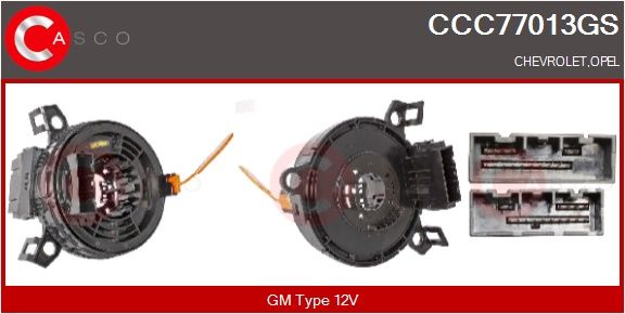 Vinutá pružina, airbag CASCO CCC77013GS