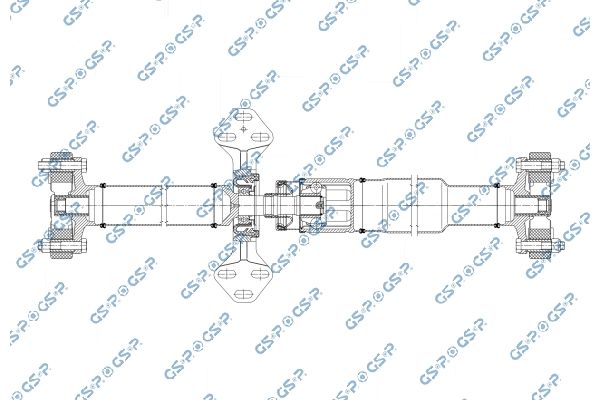 Wał napędowy, napęd osi GSP PS901848