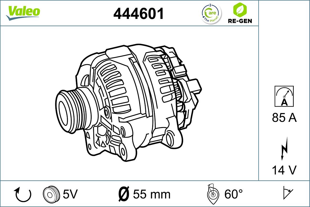 Alternator VALEO 444601