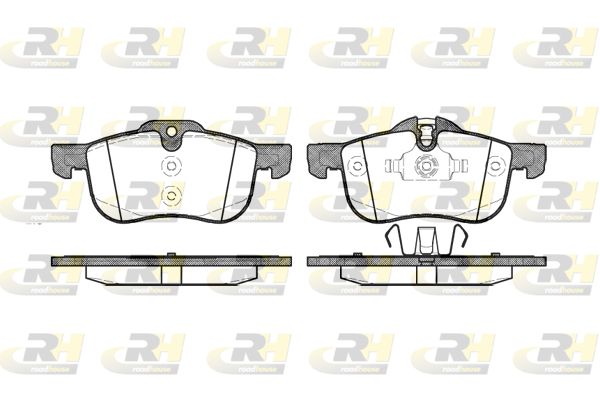 Zestaw klocków hamulcowych, hamulce tarczowe ROADHOUSE 2719.00