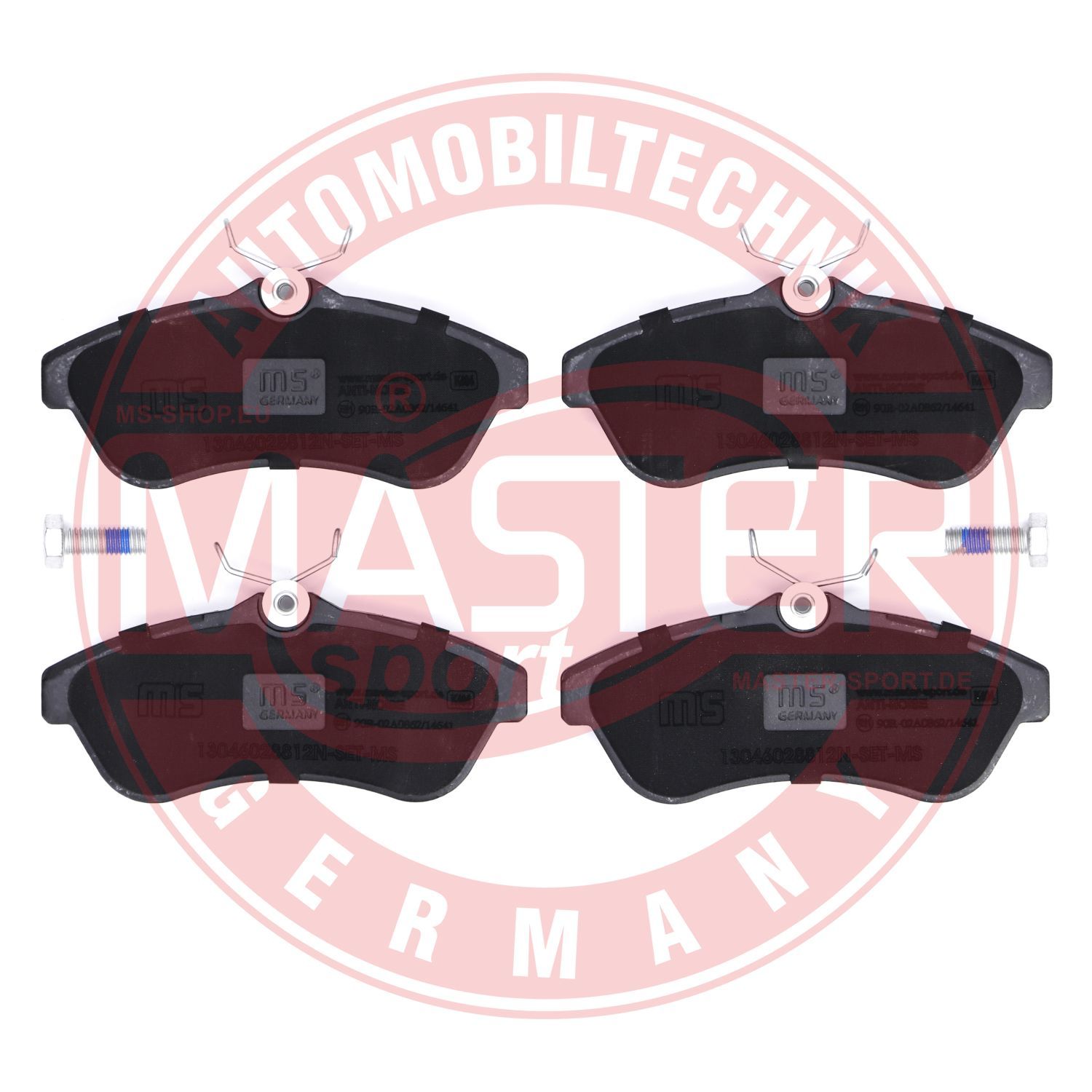 Zestaw klocków hamulcowych, hamulce tarczowe MASTER-SPORT GERMANY 13046028812N-SET-MS