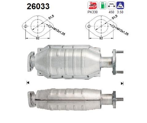 Katalizator AS MB957297