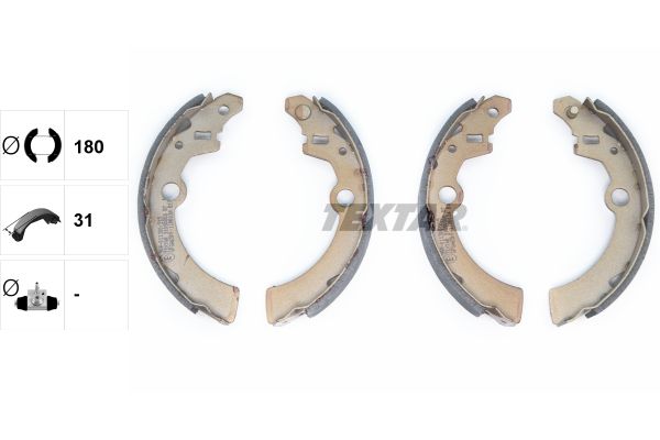 Set saboti frana TEXTAR 91050800