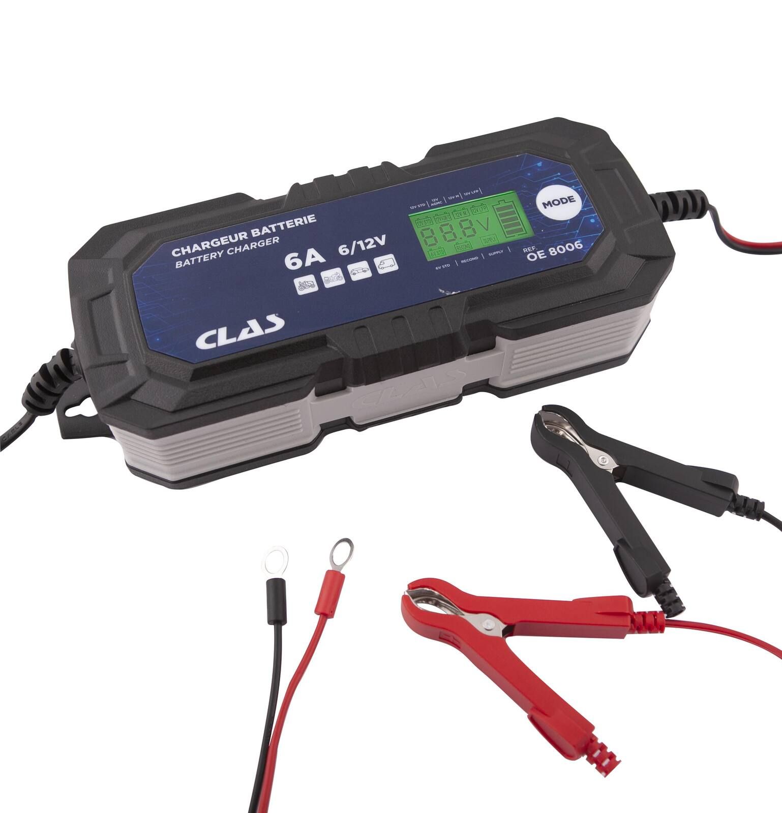 Chargeur, batterie de véhicule