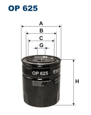 Olejový filtr FILTRON OP 625