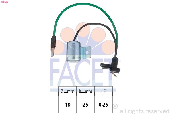 Condensator, aprindere FACET 0.0627
