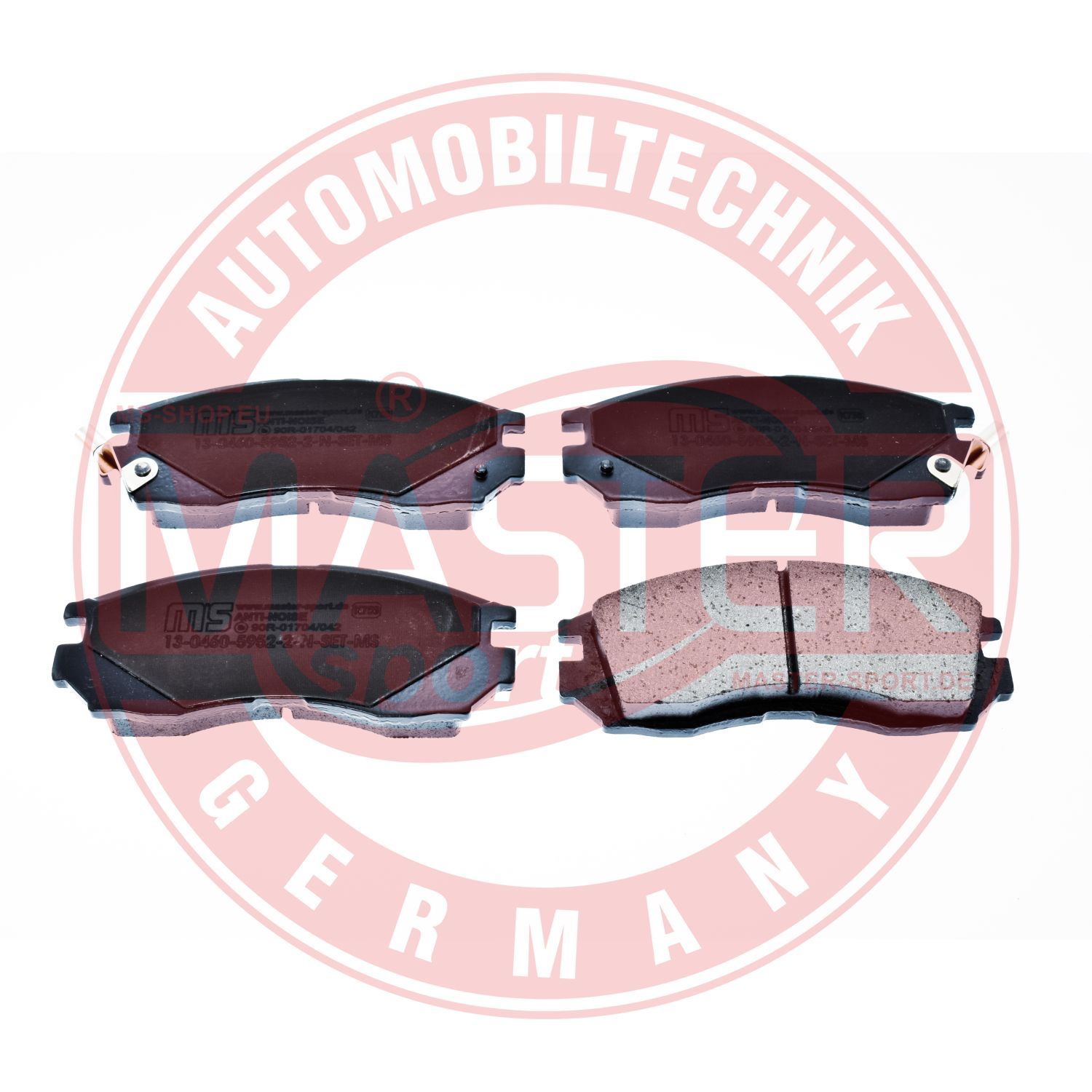 Zestaw klocków hamulcowych, hamulce tarczowe MASTER-SPORT GERMANY 13046059522N-SET-MS