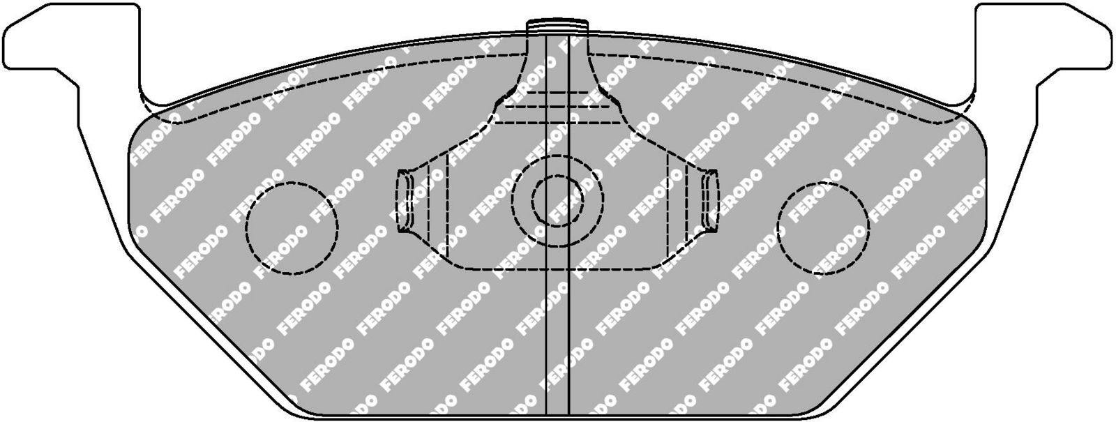 set placute frana,frana disc FERODO FCP1094H