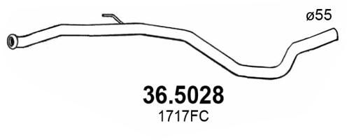 Rura wydechowa ASSO 36.5028
