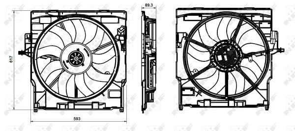 Ventilateur, refroidissement du moteur