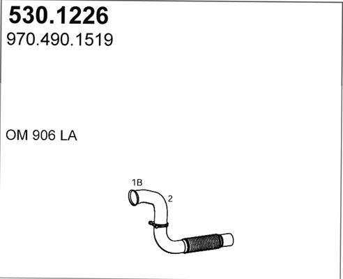 Racord evacuare ASSO 530.1226