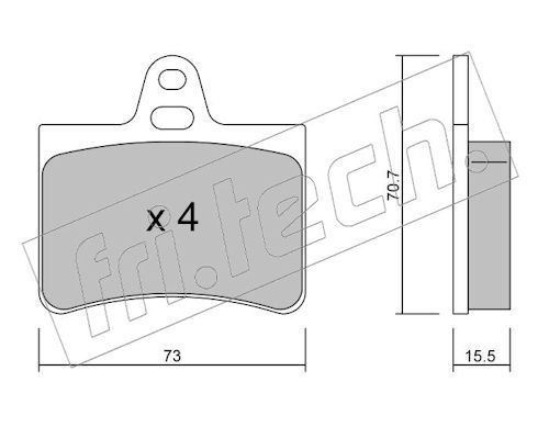 Piduriklotsi komplekt,ketaspidur