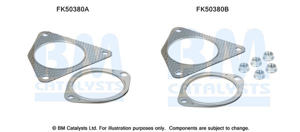 Zestaw montażowy, rura wydechowa BM CATALYSTS FK50380
