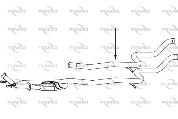 Rura wydechowa FENNO P4665