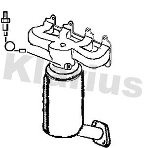Katalizator KLARIUS 2851003AH1
