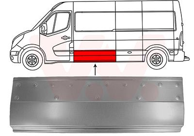 Panou lateral VAN WEZEL 3799111