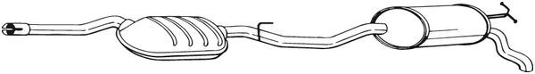 Tłumik końcowy BOSAL 288-291